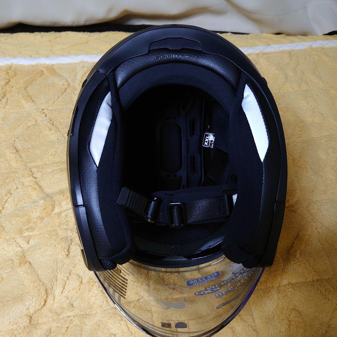 ハ*ィ様 EXO-230 XXL ブラック/レッド ジェットヘルメット