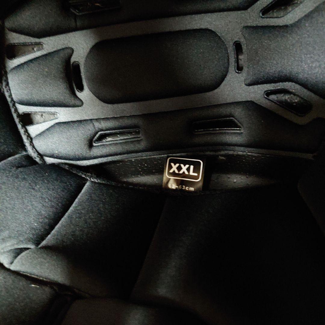 ハ*ィ様 EXO-230 XXL ブラック/レッド ジェットヘルメット