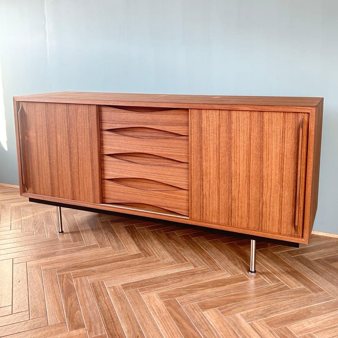 は*と様 チーク サイドボード チェスト 北欧 ミッドセンチュリー ビンテージ