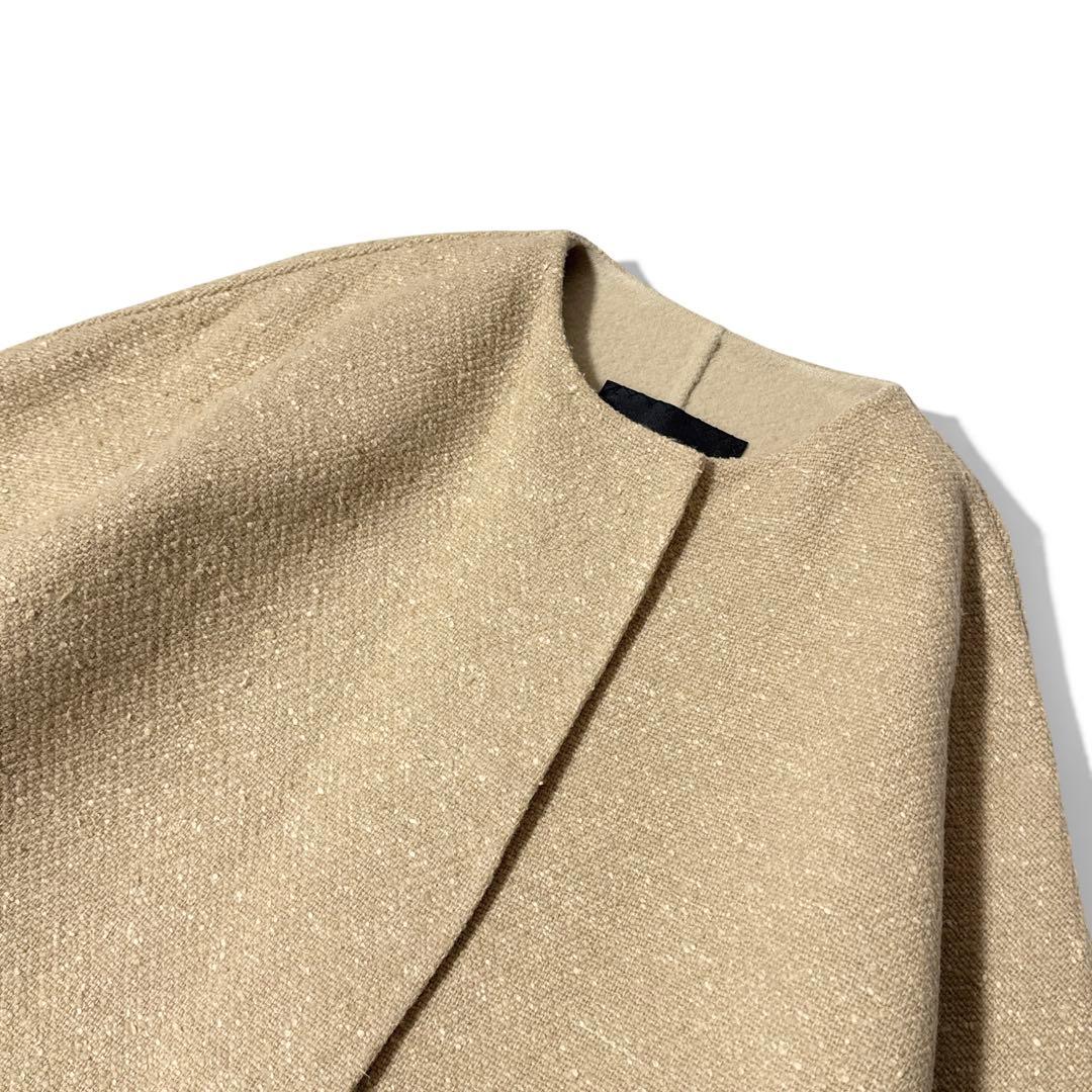 極美品✨️　ドゥロワー　ツイード リバージャケット　バイカラー　ベージュ
