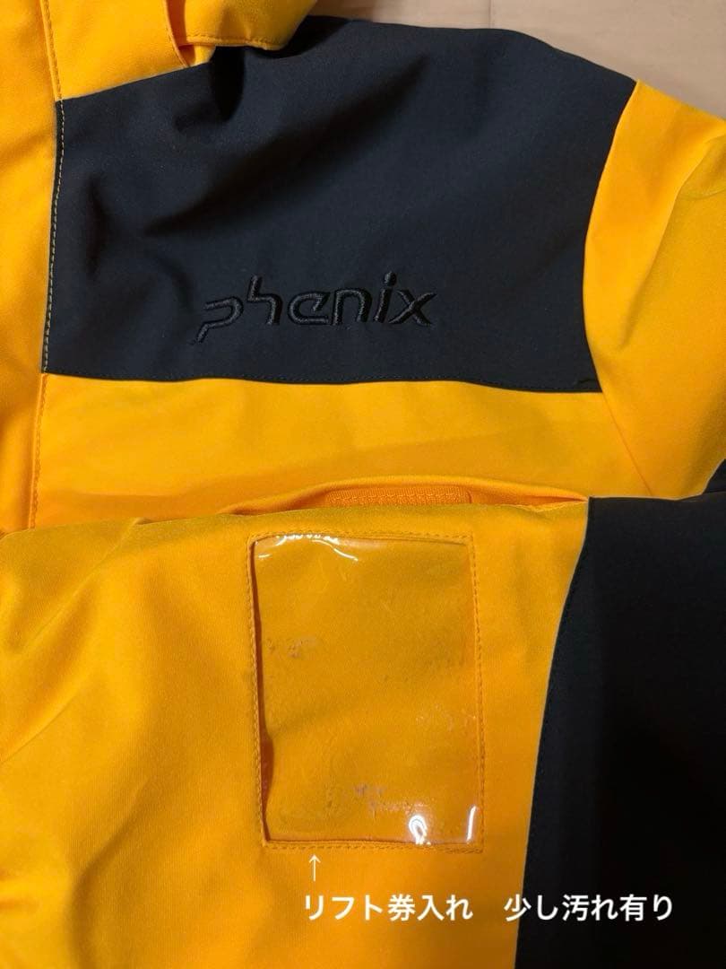 phenix フェニックス　スキーウェア 160 イエロー/ブラック