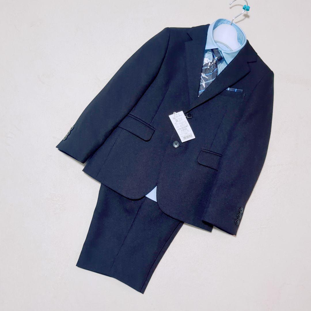 新品タグ付★レディフレディ　フォーマルスーツ5点セット　卒服　120　濃紺