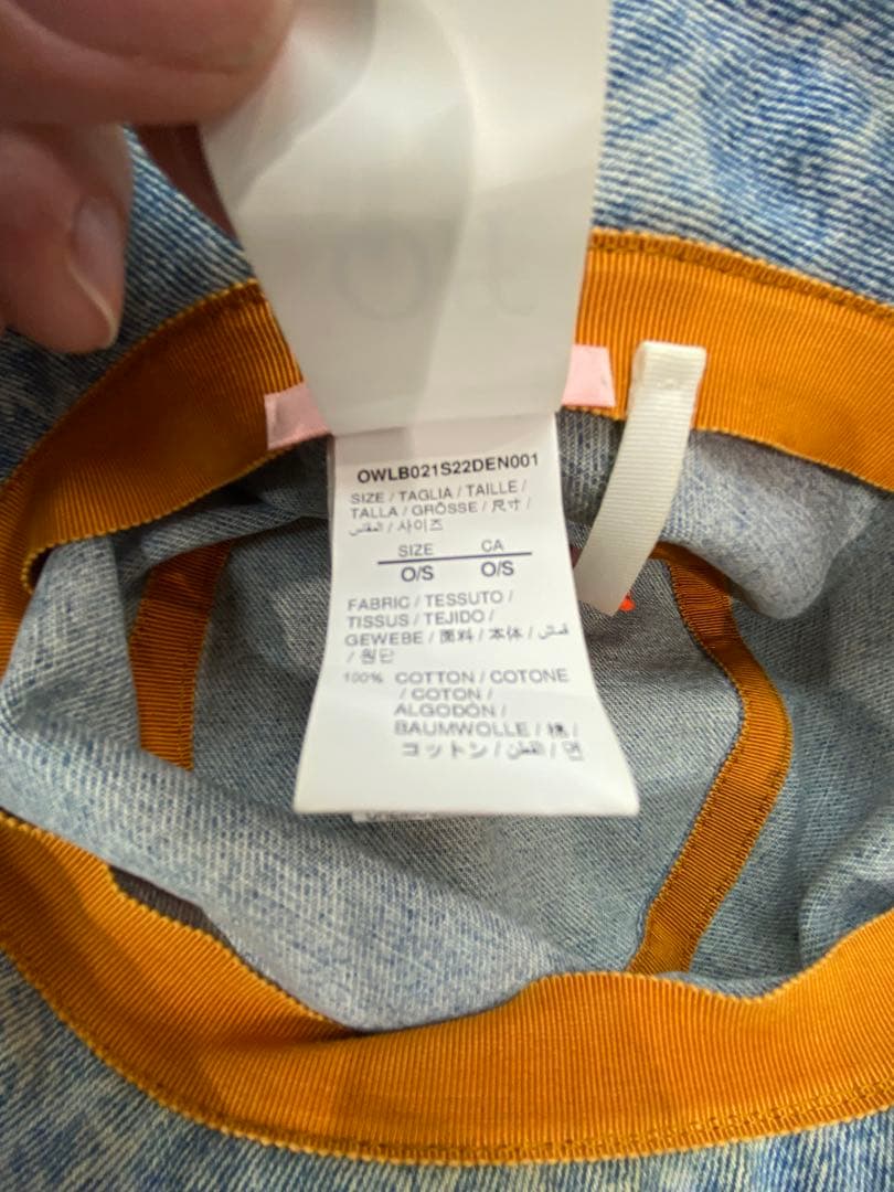 【早い者勝ち】Off-White デニムバケットハット　モノグラム