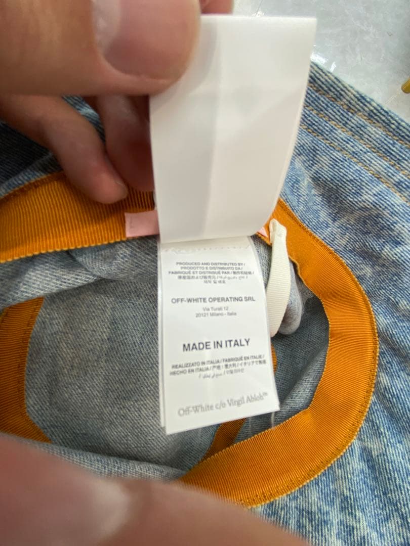 【早い者勝ち】Off-White デニムバケットハット　モノグラム