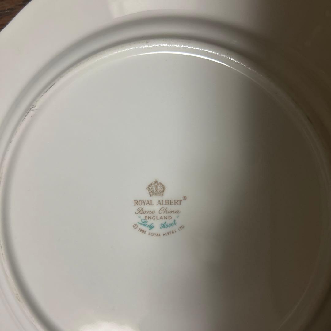   フラワー柄皿 5枚セット　21cm