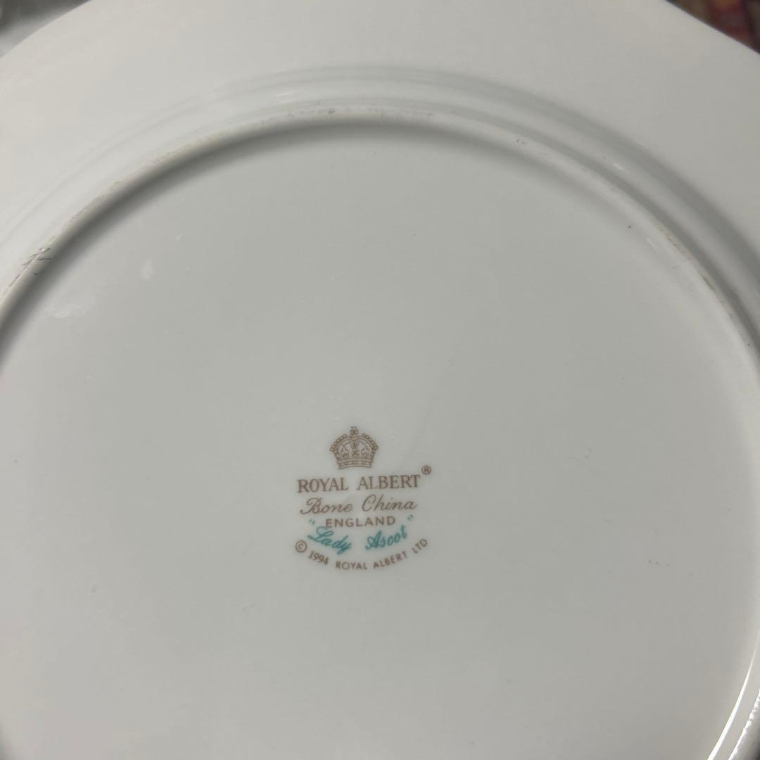   フラワー柄皿 5枚セット　21cm