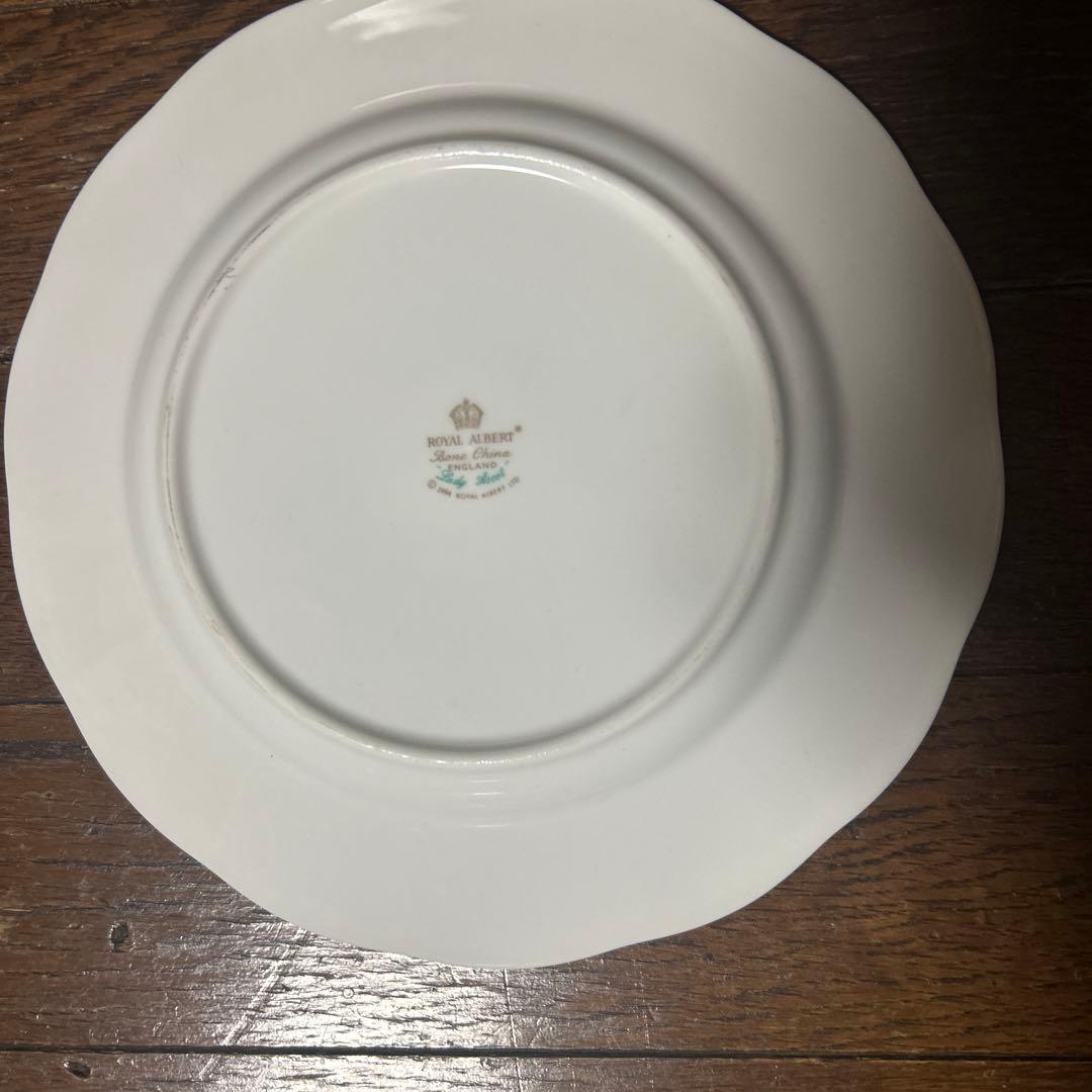   フラワー柄皿 5枚セット　21cm