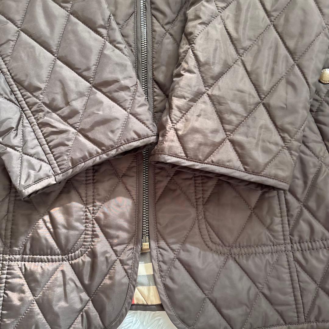 バーバリーロンドン キルティングライナー ベルト付 ロングコート L 3way