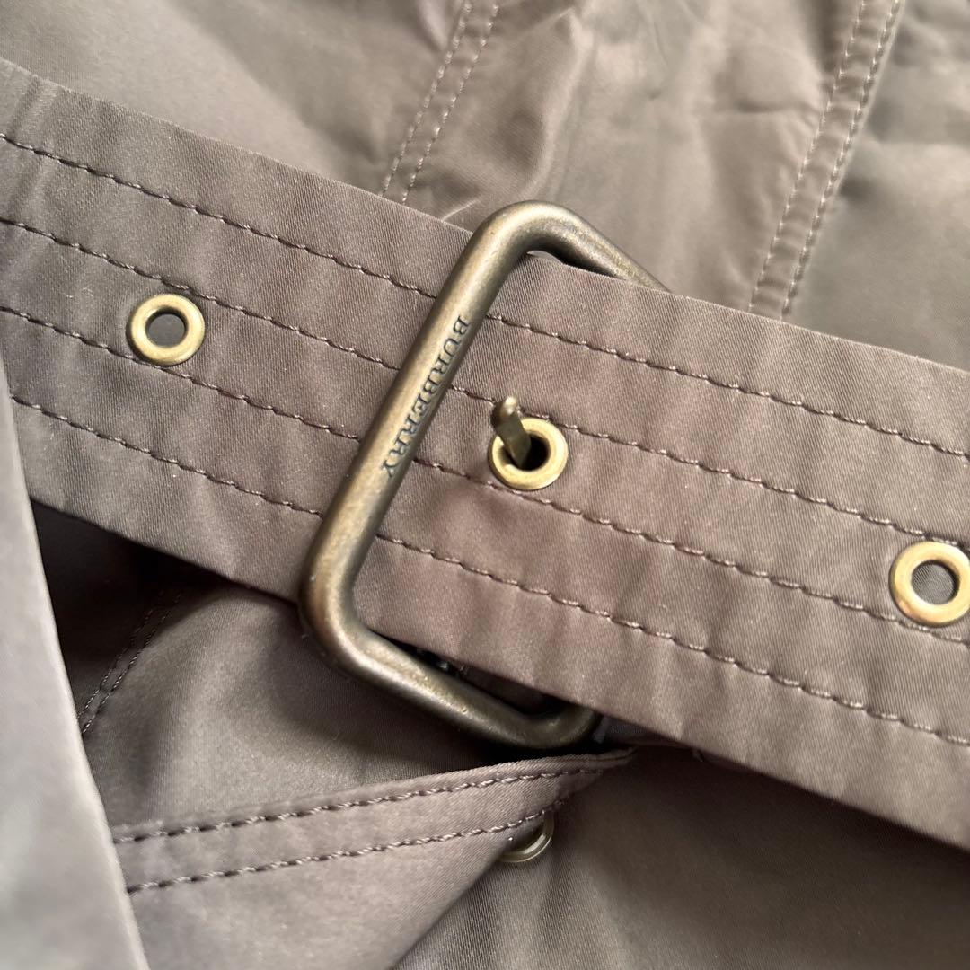 バーバリーロンドン キルティングライナー ベルト付 ロングコート L 3way