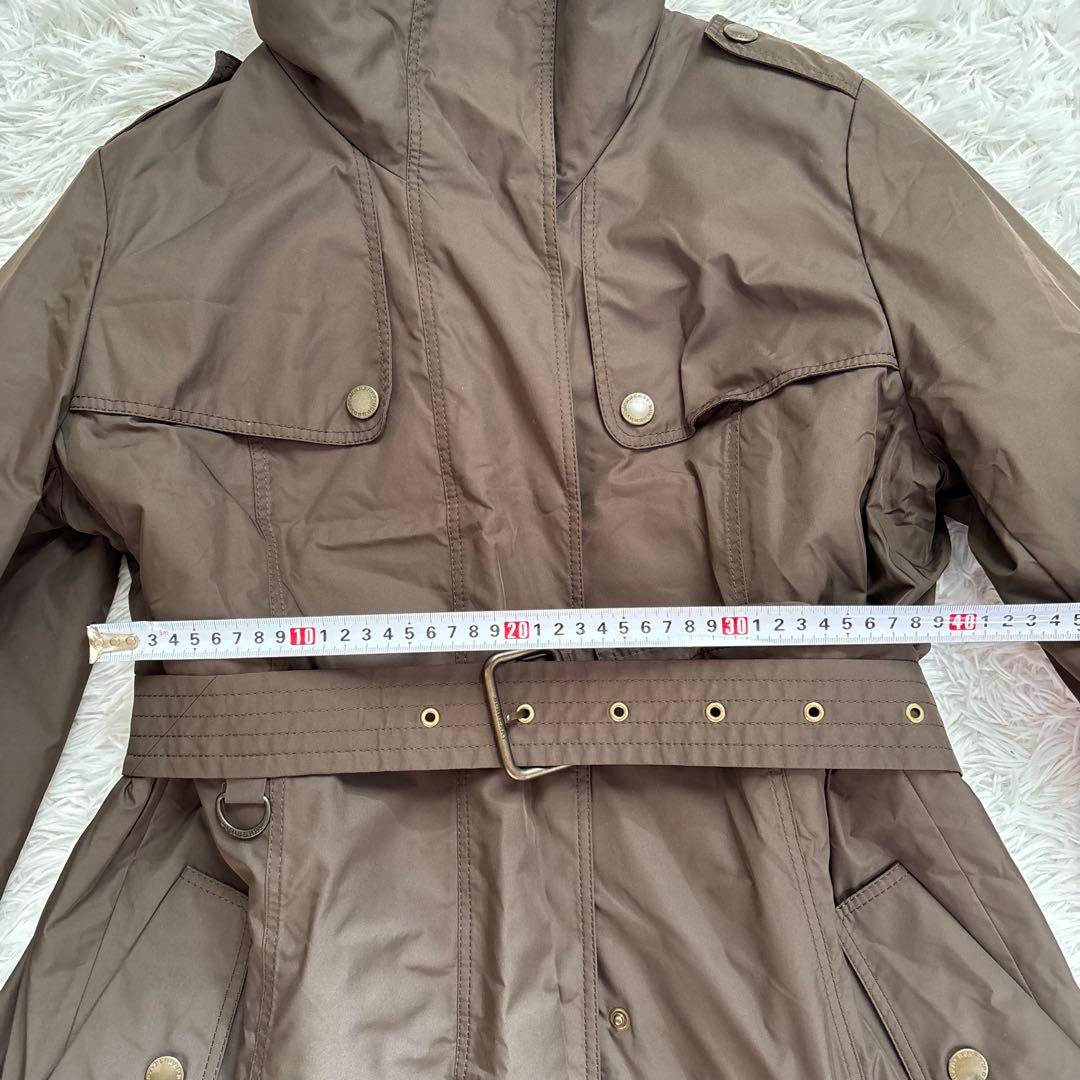 バーバリーロンドン キルティングライナー ベルト付 ロングコート L 3way