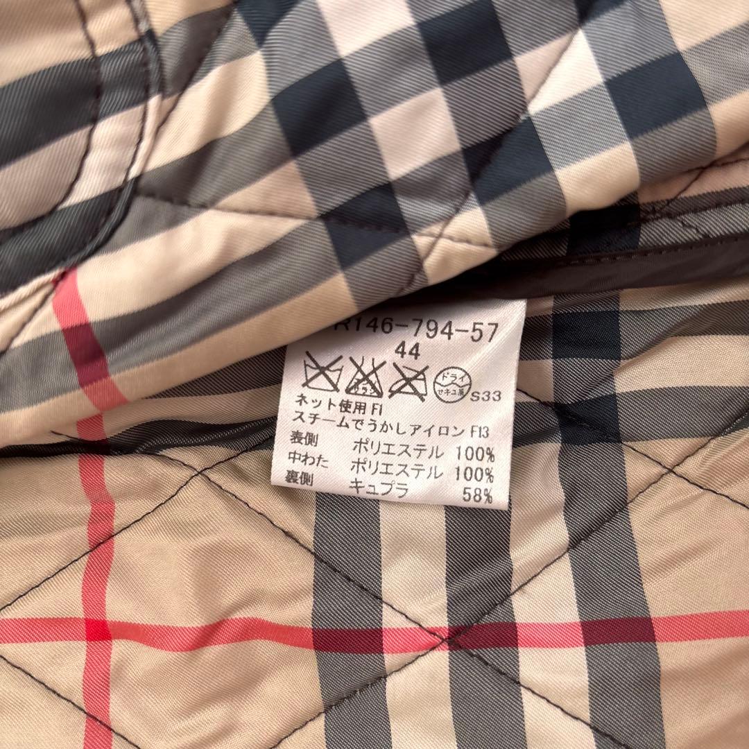 バーバリーロンドン キルティングライナー ベルト付 ロングコート L 3way