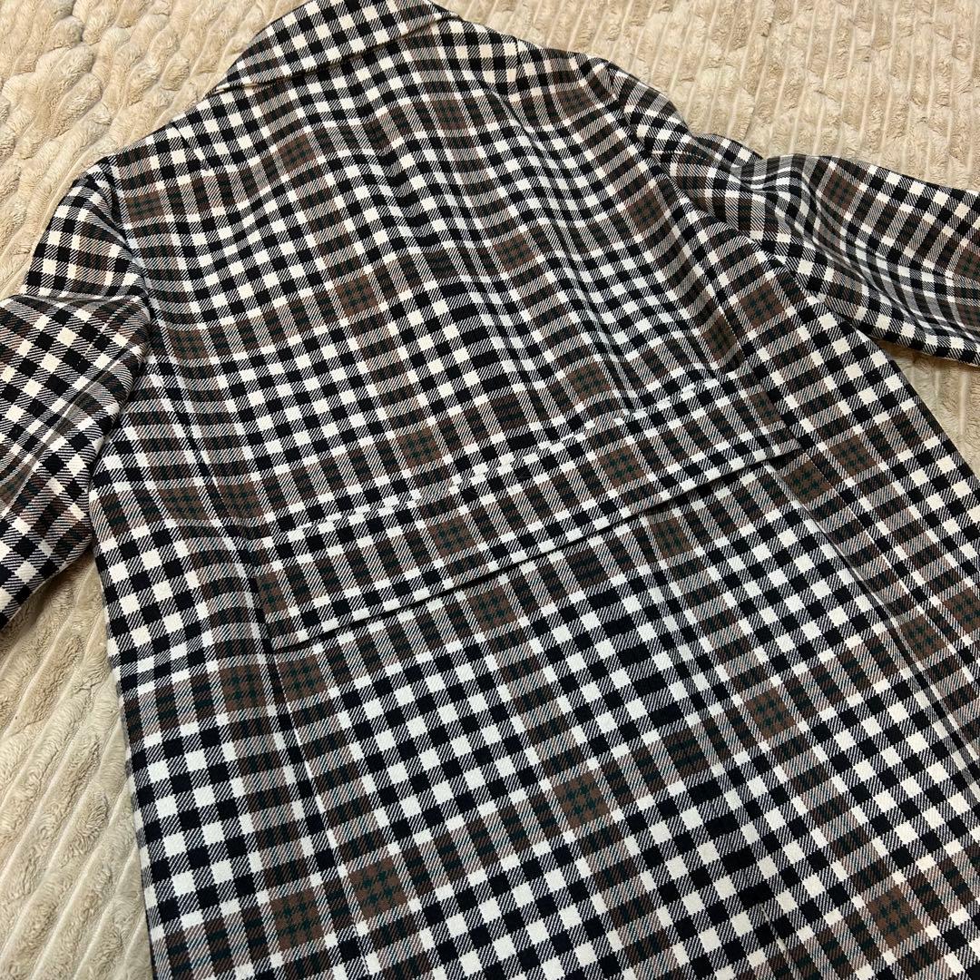 ⭐️極美品⭐️ 23区 3XL 46 大きいサイズ チェック チェスターコート