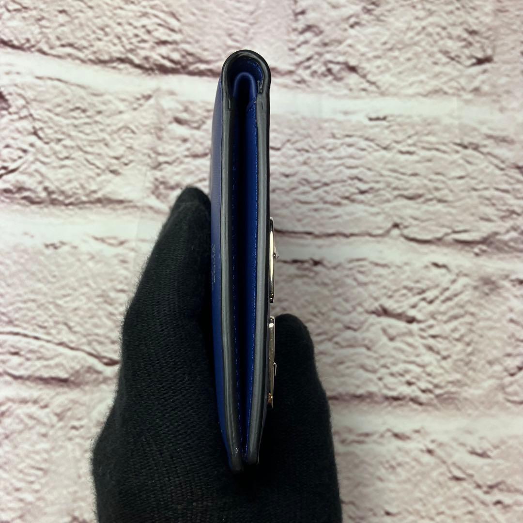 未使用品✨フェンディ モンスター バグズアイ 本革 レザー 二つ折り財布