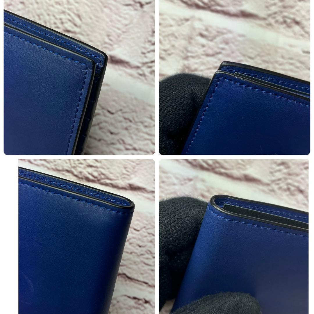 未使用品✨フェンディ モンスター バグズアイ 本革 レザー 二つ折り財布