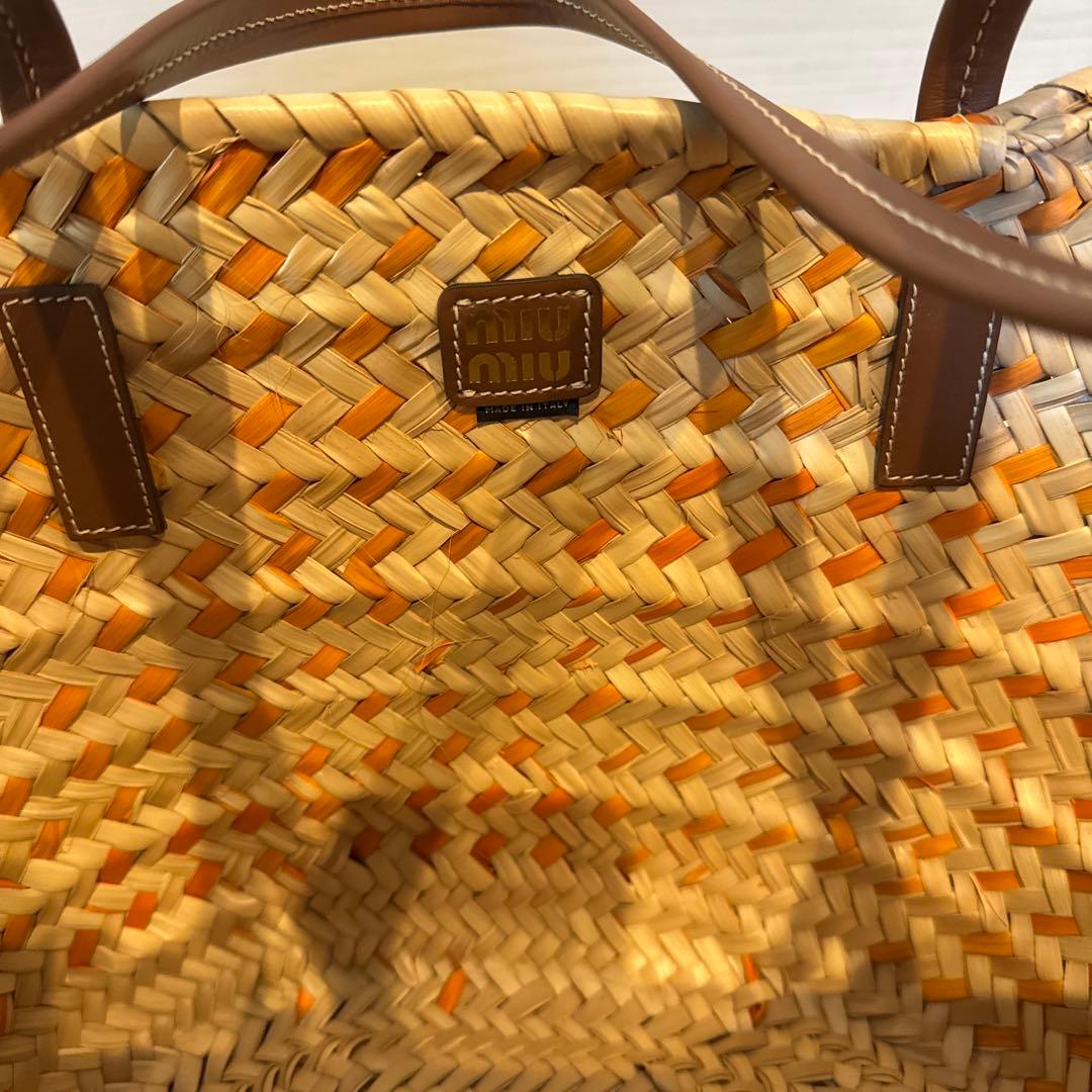 MIU MIU ラタン かごバッグ