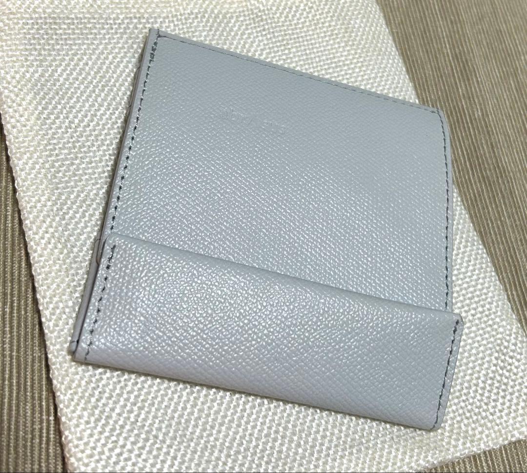 abrAsus アブラサス　ライトグレー　財布