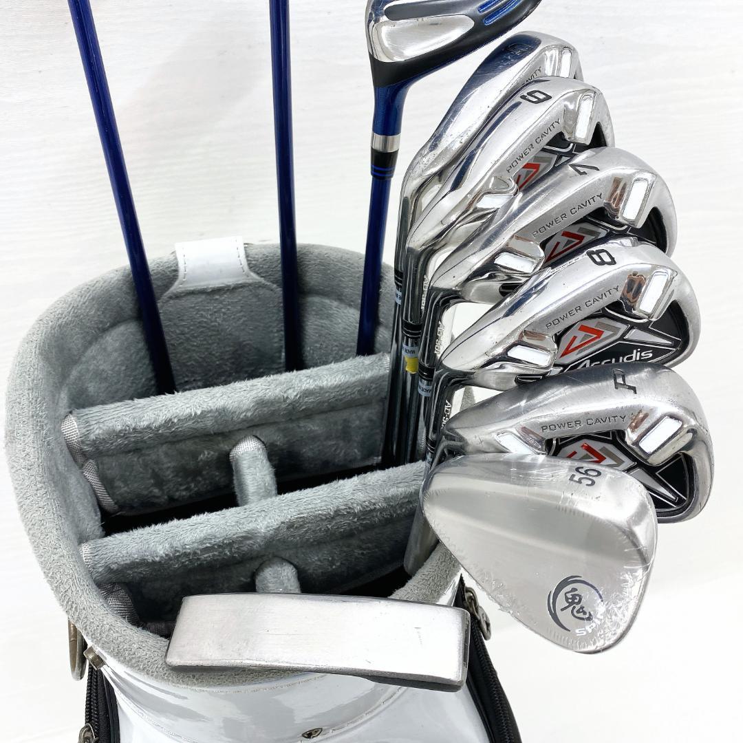 【左利き/レフティ】 ワールドイーグル ゴルフクラブ 初心者 セット 10本 S