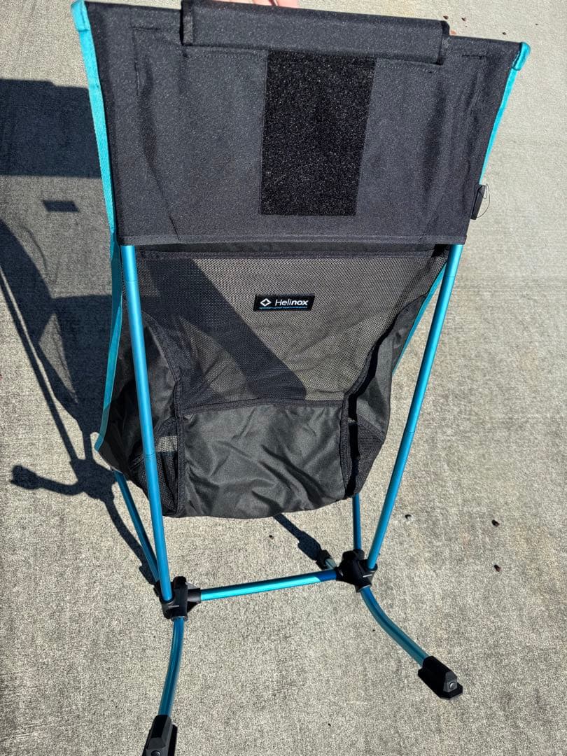 Helinox ビーチチェア ブラック/ブルー ヘリノックス