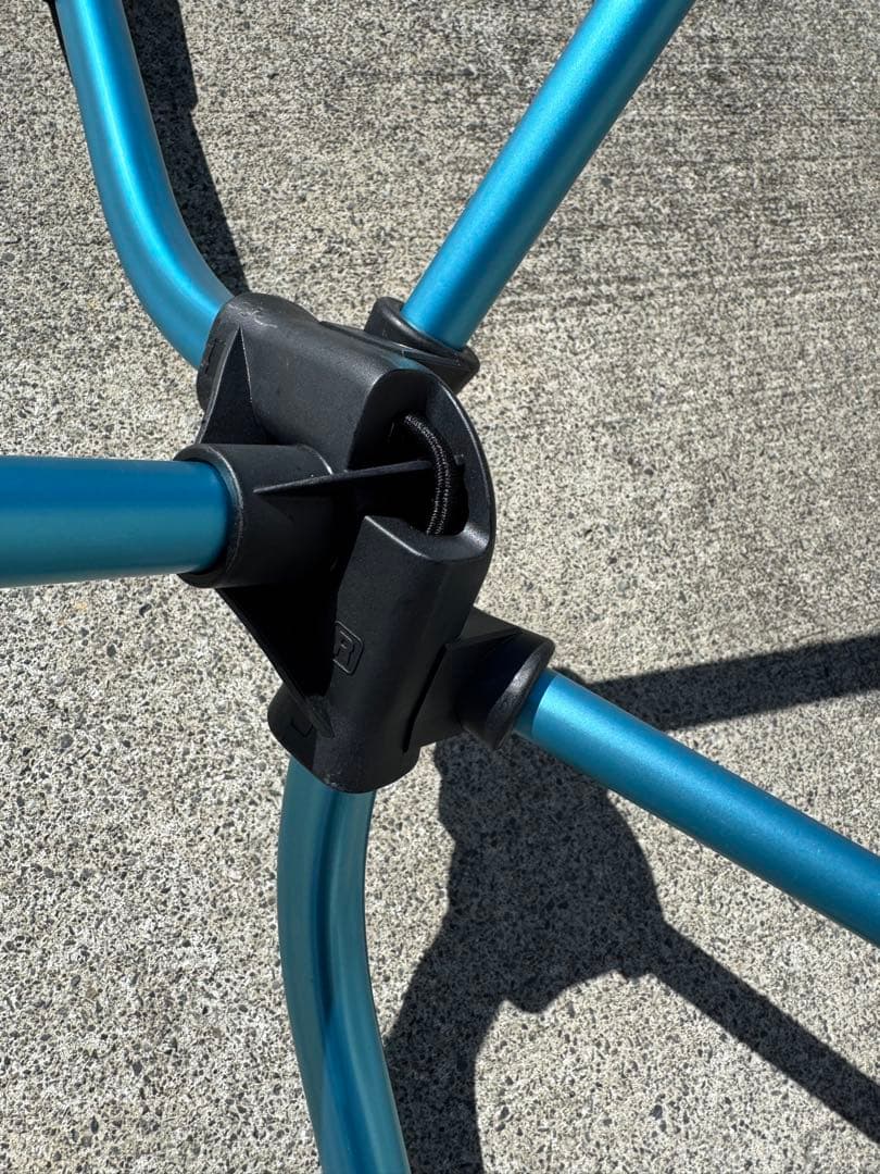 Helinox ビーチチェア ブラック/ブルー ヘリノックス