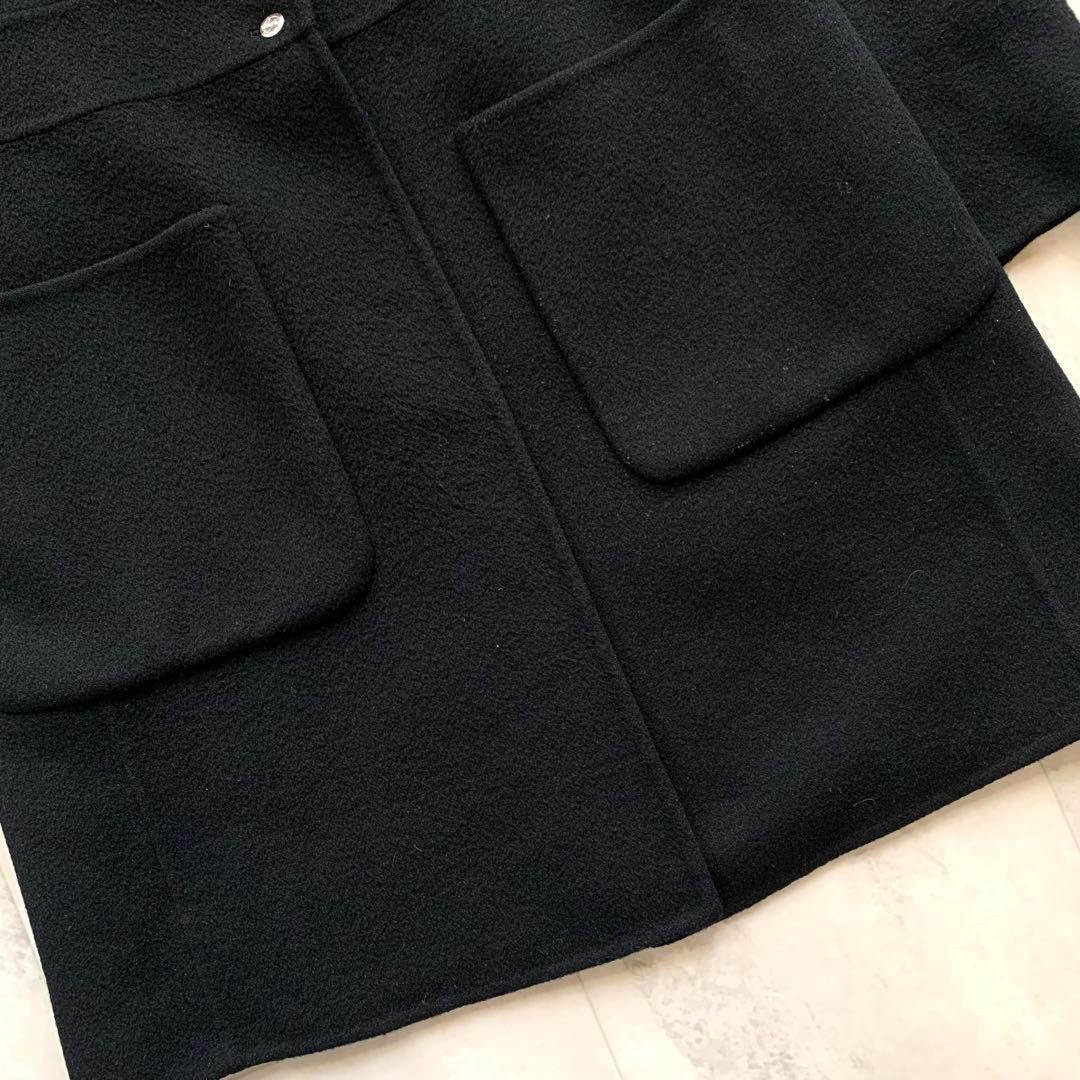 美品♡エスマックスマーラ クチートアマーノ アンゴラ混 チェスターコート 38