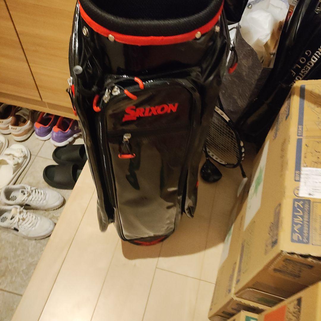 Srixon キャディバッグ 黒/赤