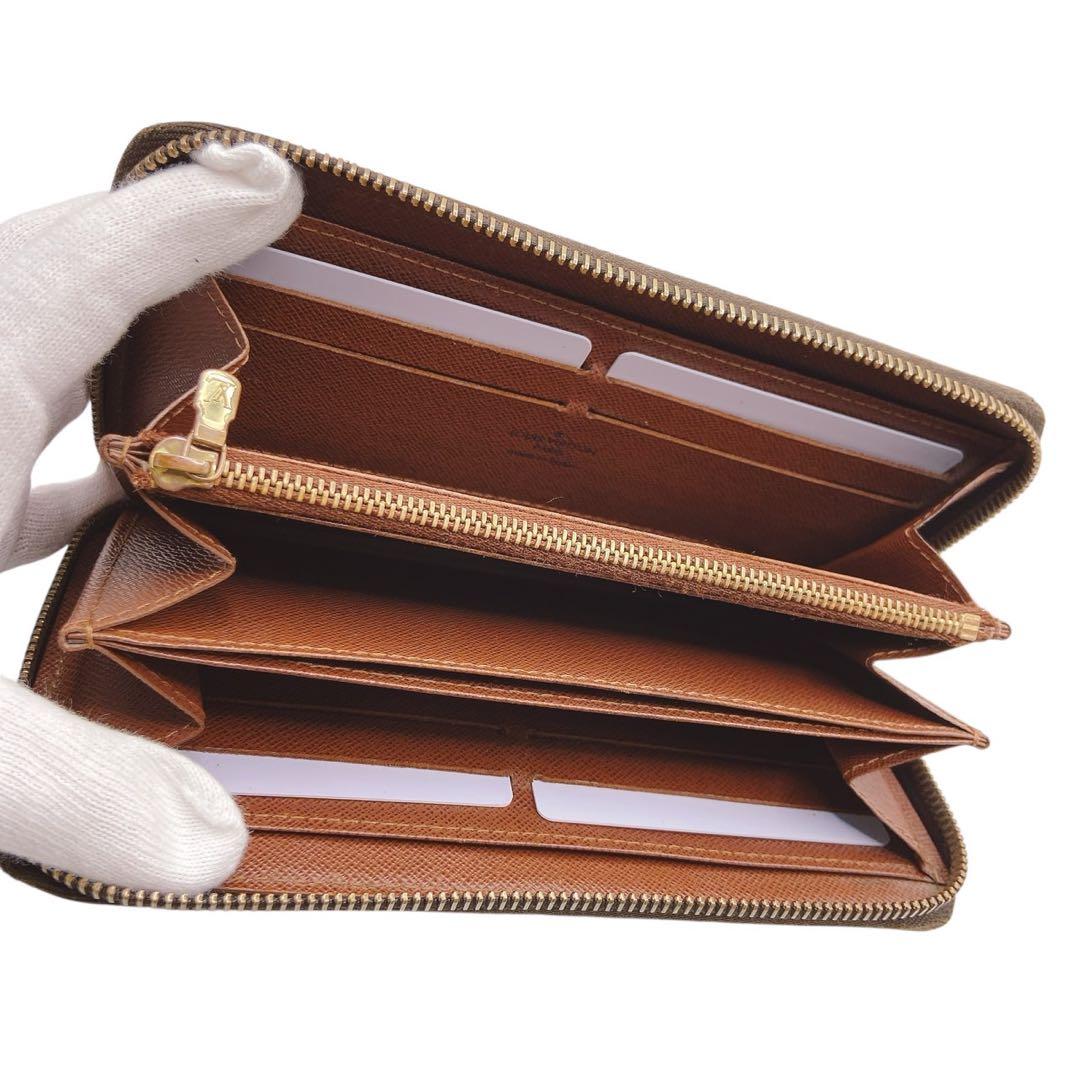 【美品】Louis Vuitton モノグラム ジッピーウォレット☆鑑定済みです