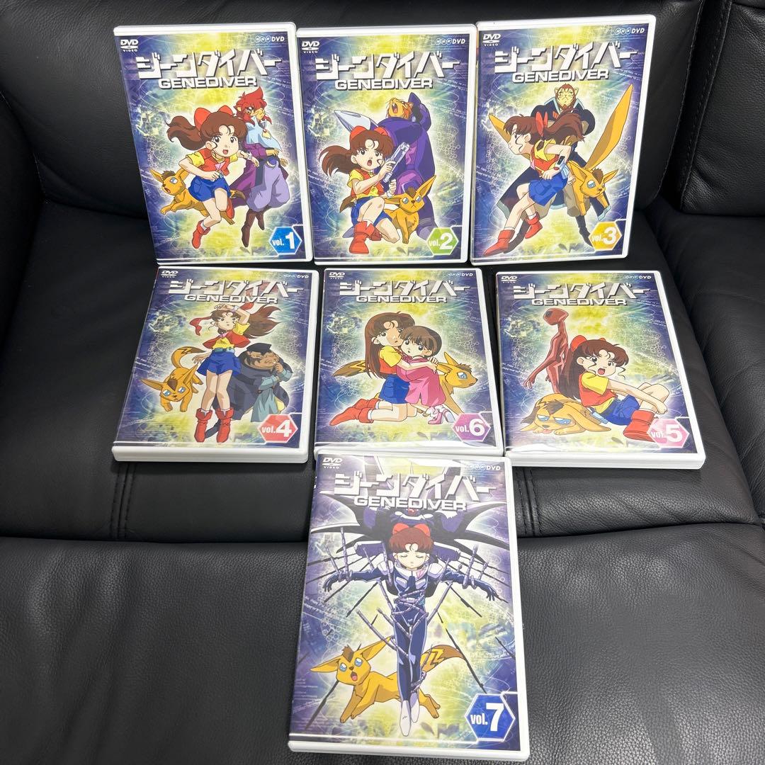 ジーンダイバー DVD 7枚　天才てれびくん　カード付き