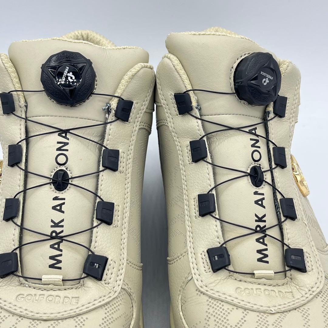 未使用　MARK＆LONA マーク＆ロナ BOA ゴルフシューズ　27 ベージュ