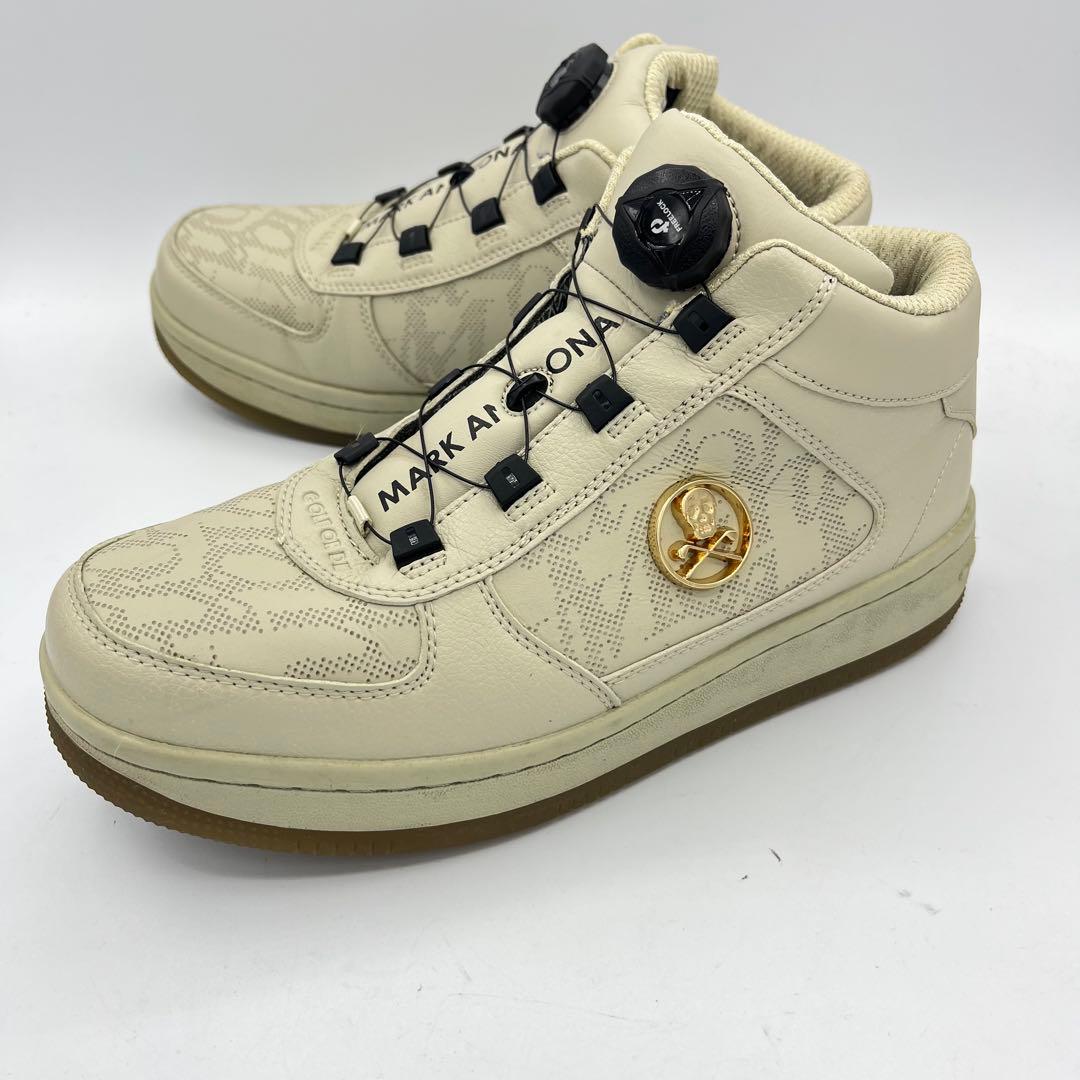 未使用　MARK＆LONA マーク＆ロナ BOA ゴルフシューズ　27 ベージュ