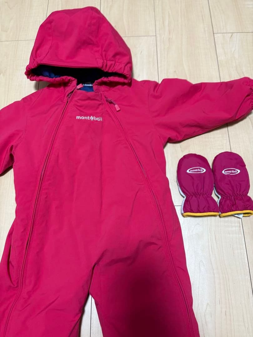 mont-bell モンベルキッズ　ベビー　スノボー