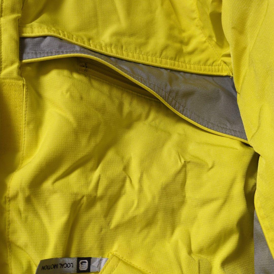 高身長170　スキー,スノボーウェア上下セットユニセックス（イエロー・グレー）