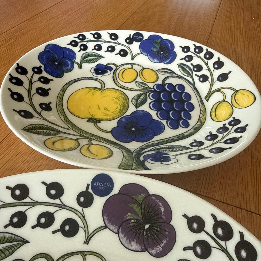 ARABIA Paratiisi オーバル皿　2枚セット