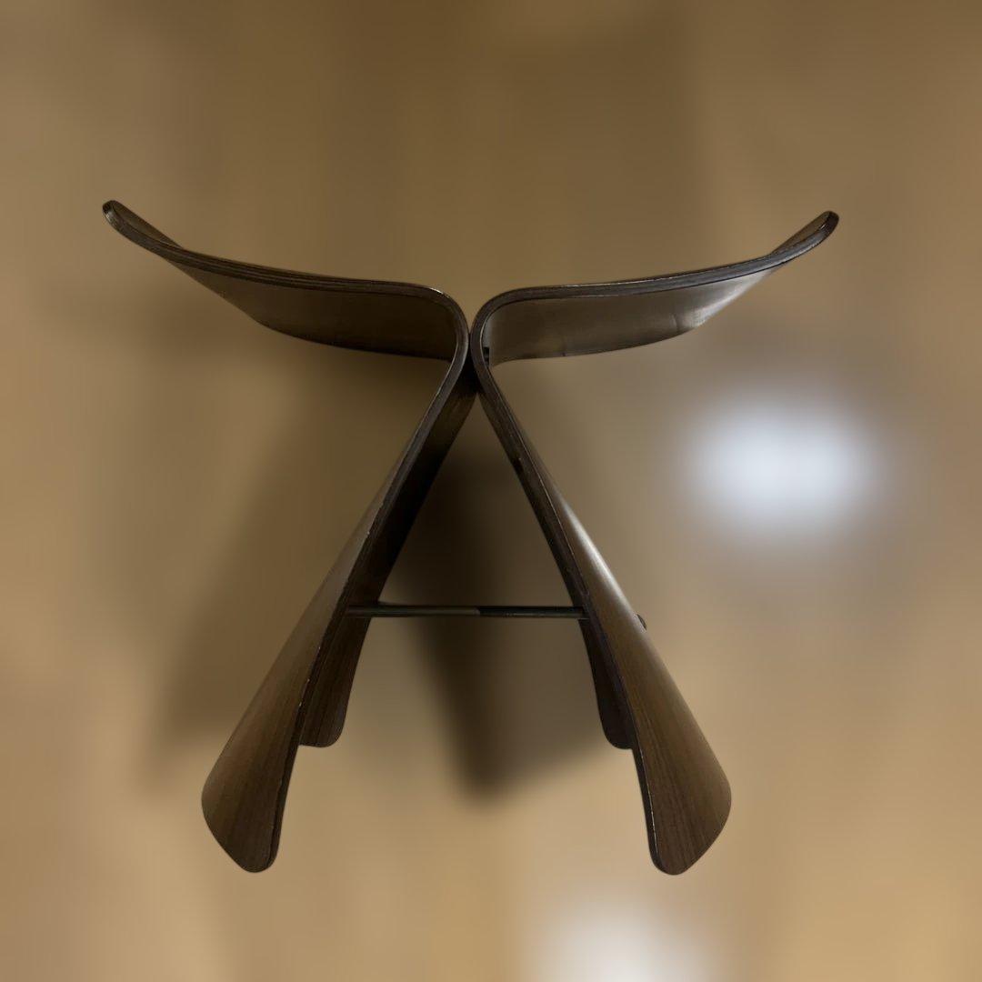 天童木工 TENDO バタフライスツール　柳宗理 SORI YANAGI 中古品