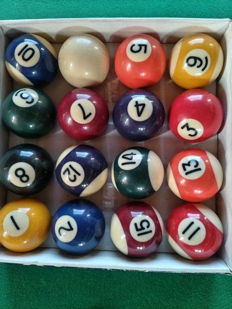 【中古】家庭用ビリヤード台セット