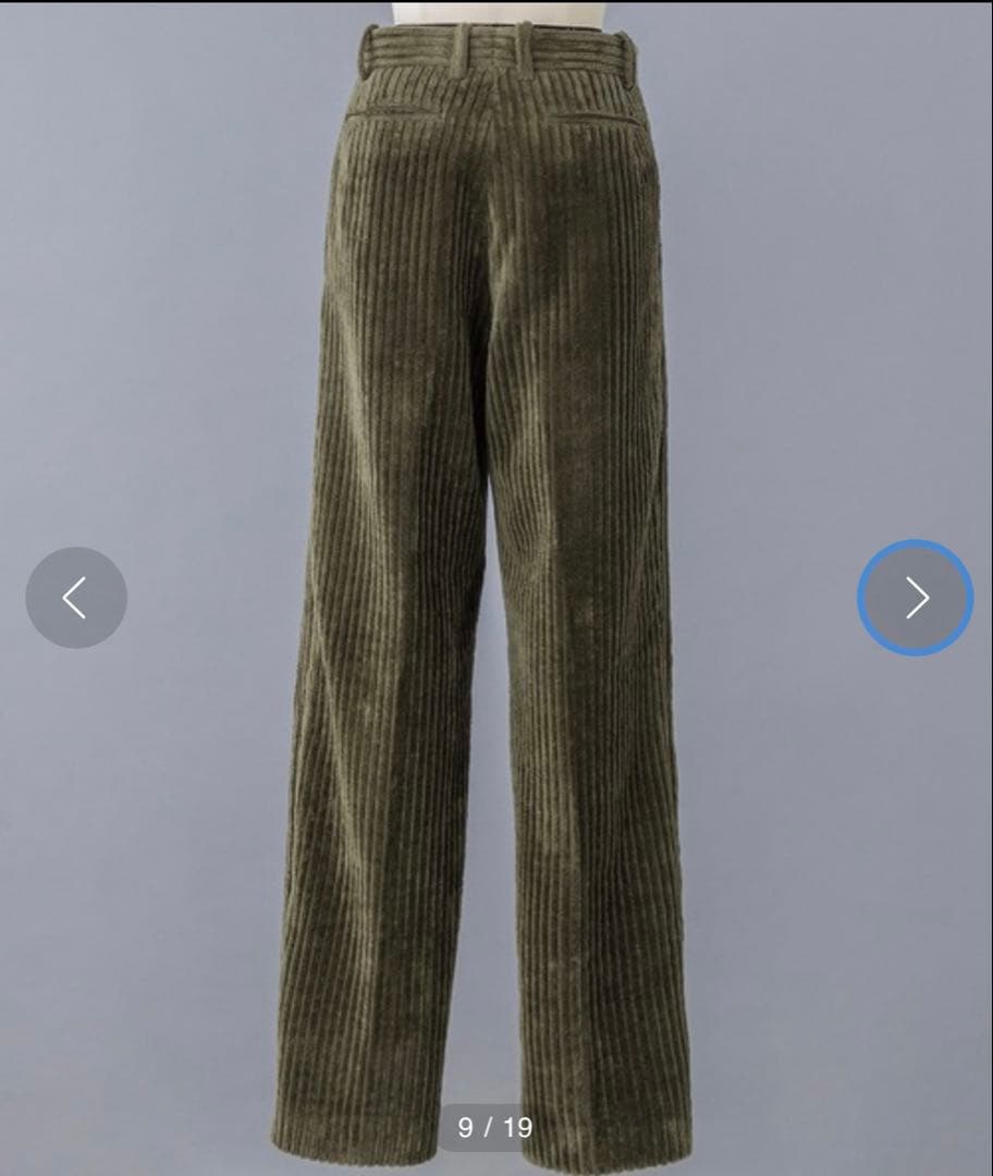 新品未使用✴︎BLAMINK コーデュロイストレートパンツ36