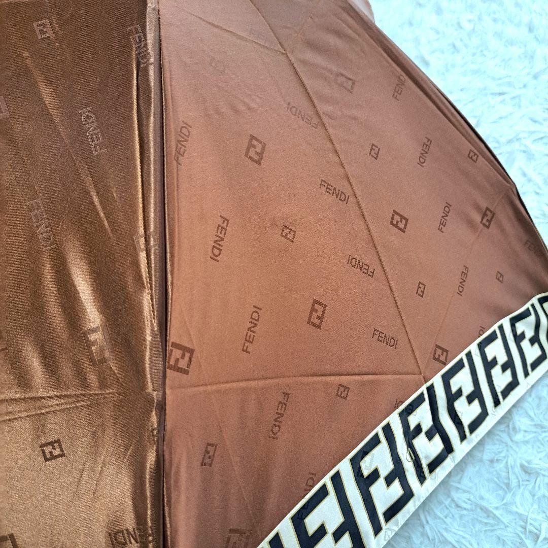 【FENDI】新品未使用　ズッカ柄　ズッキーノ　折りたたみ傘