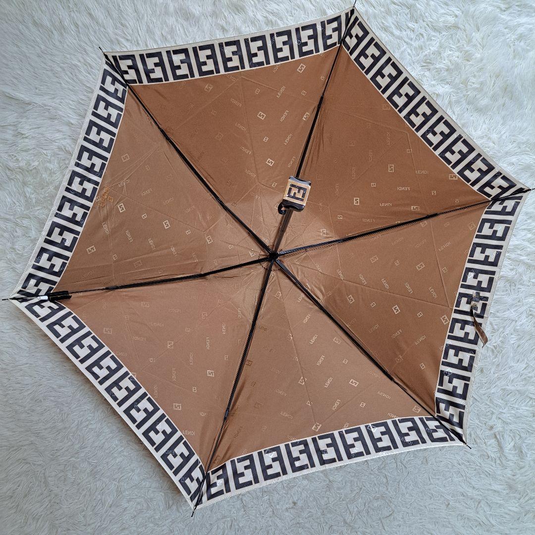 【FENDI】新品未使用　ズッカ柄　ズッキーノ　折りたたみ傘