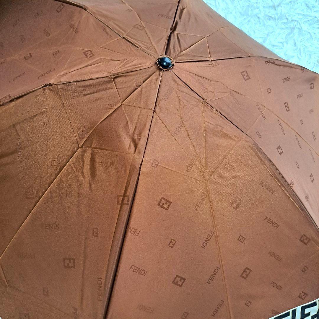 【FENDI】新品未使用　ズッカ柄　ズッキーノ　折りたたみ傘