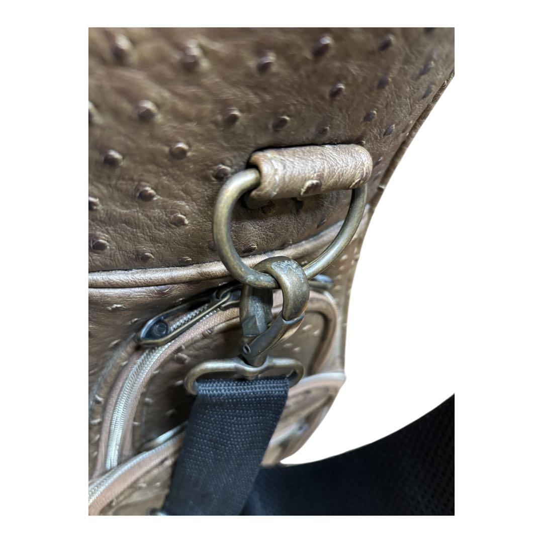 【美品】ブリヂストン ファイズ PHYZ キャディバック ブラウン クロコダイル