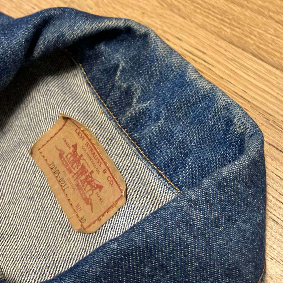 ★濃紺★Levi's 70505-0217 極東リーバイス デニムジャケット