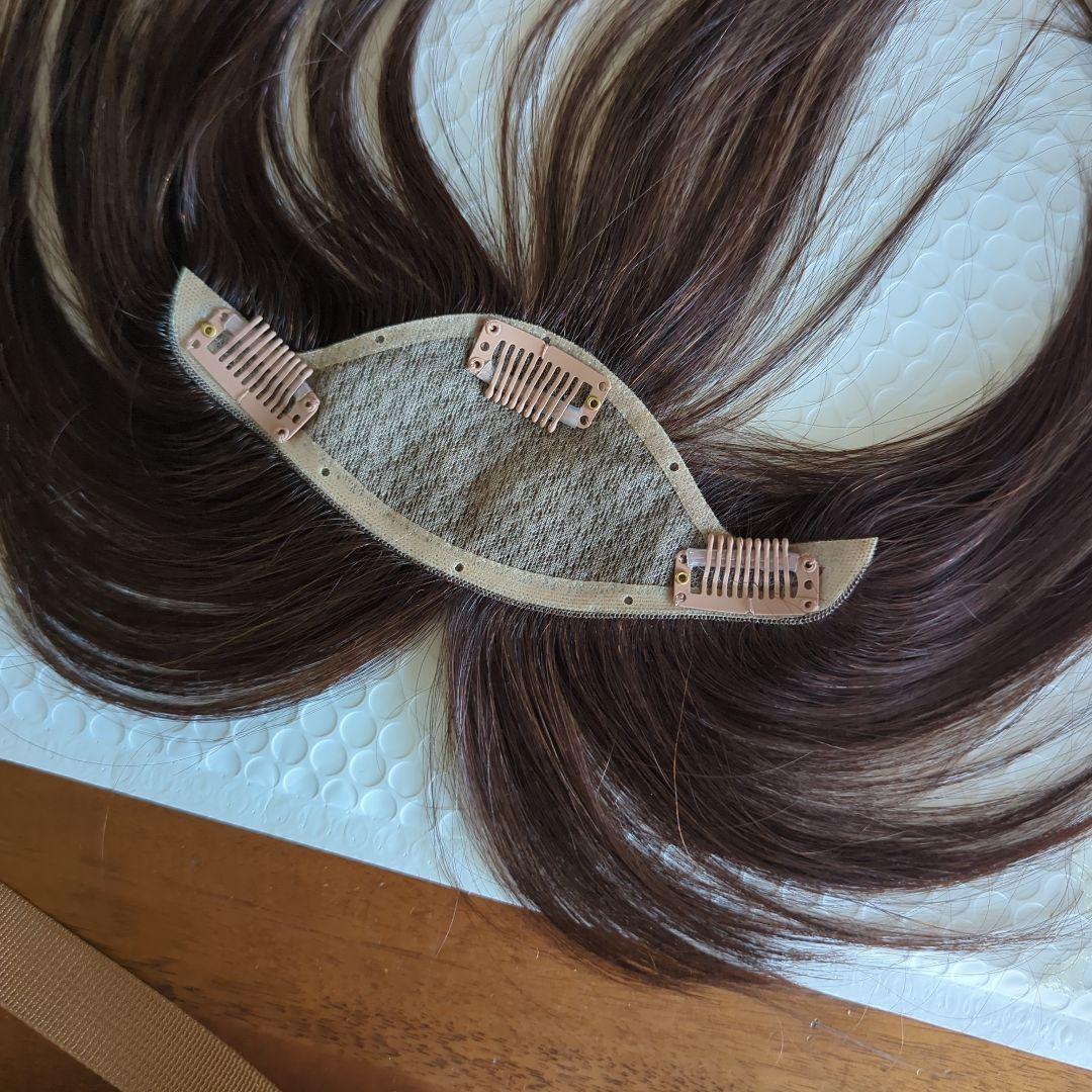 百合子ウィッグカモメ、前髪ありタイプ ナチュラルブラウン