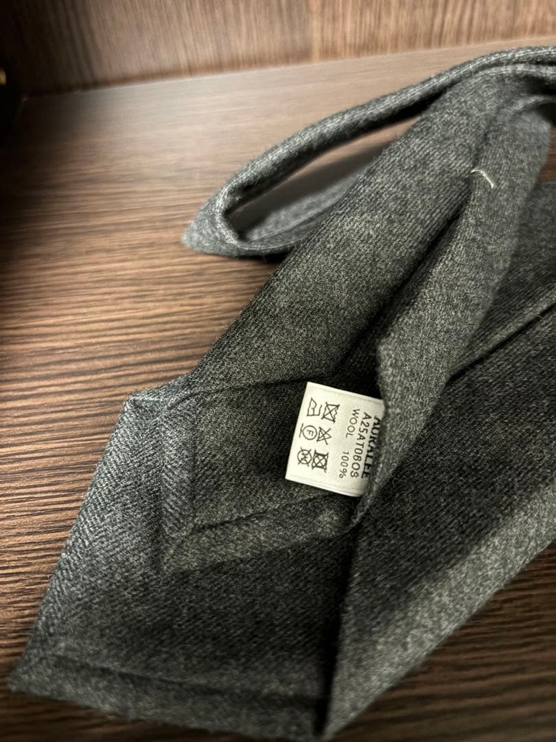 小物 AURALEE 25aw super light wool tie