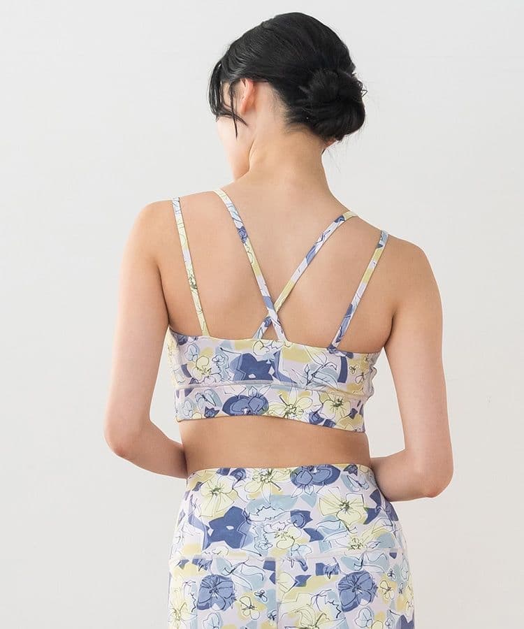 sukala ミックスフラワーセパレートタンクトップ