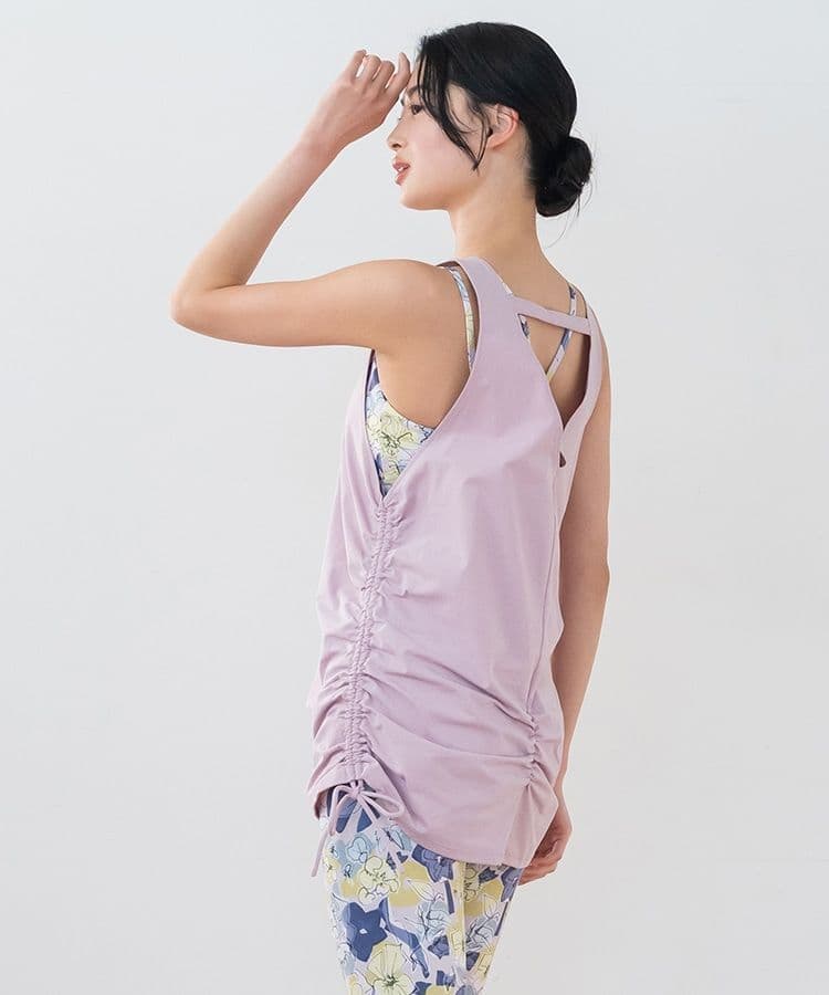 sukala ミックスフラワーセパレートタンクトップ