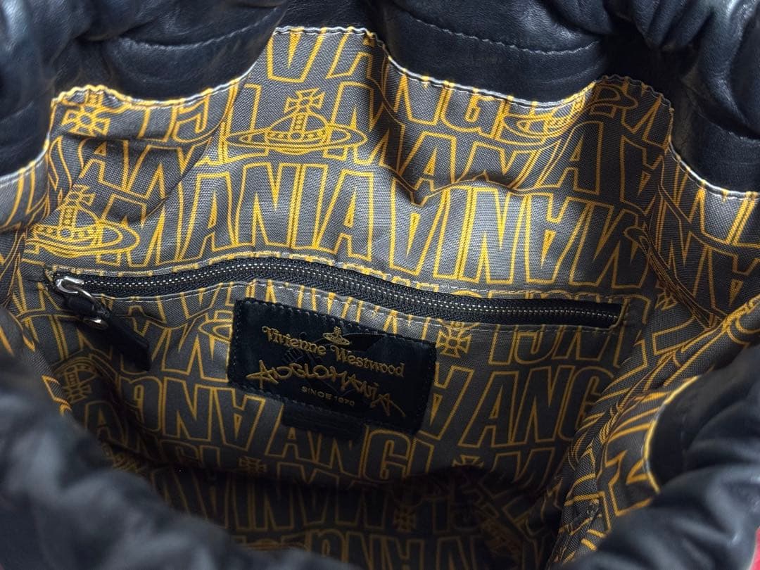 【Vivienne Westwood】超希少 レザー ナップサック ブラック