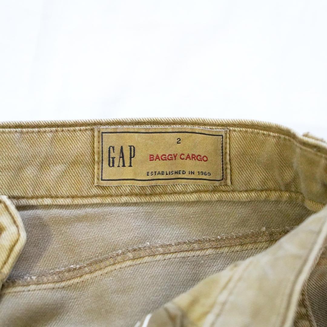 ローライズ バギー カーキ GAP ギャップ パンツ カーゴパンツ レディース