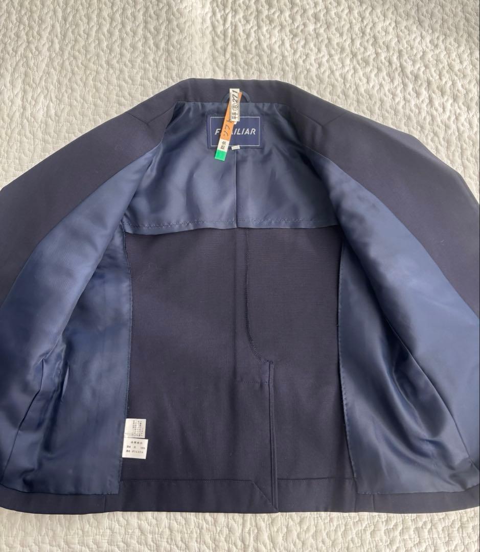 ファミリア フォーマル ジャケット ブレザー　紺