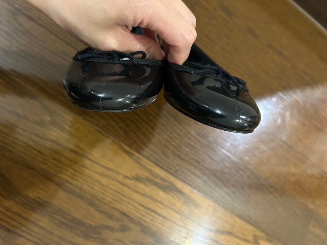 Repetto バレエシューズ 黒　レインシューズ
