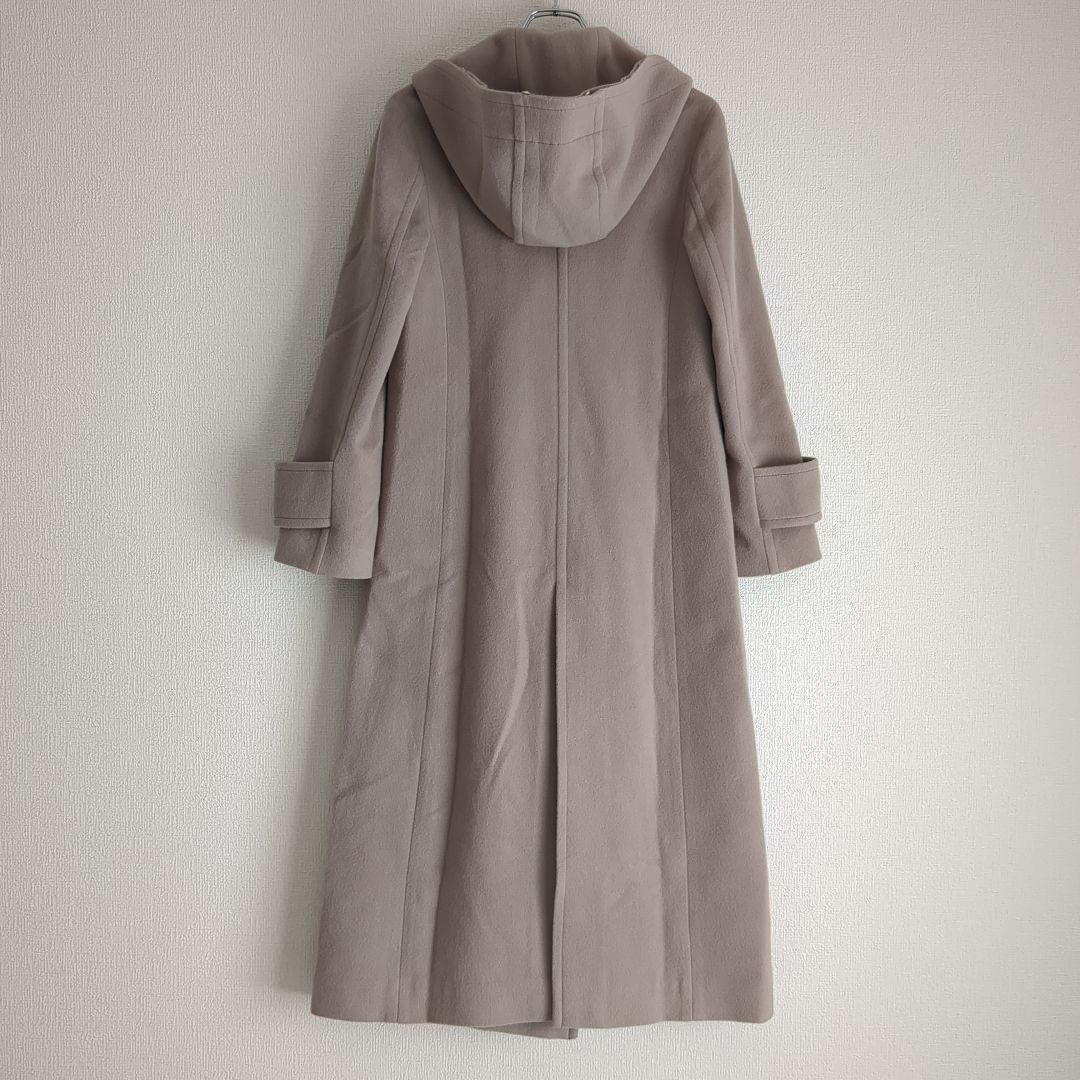 グレースコンチネンタル ダブルブレスト ウール コート ベージュ 36