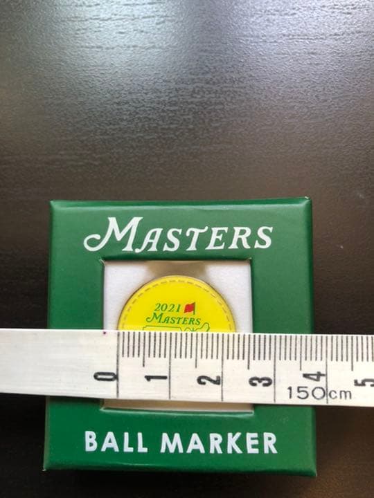 2021年　マスターズ　ゴルフ　ボールマーカー　松山英樹　優勝